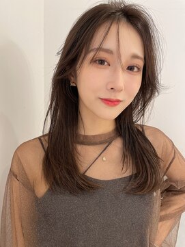 リコバイアフロート(riko by afloat) オリーブベージュ/レイヤーカット/顔まわりカット/レイヤー