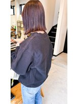 サロンプレッジエビノマル(salon PLEDGE ebinomaru) パープル×ボブ