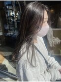 グレージュハイライトカラー