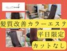 人気No.1☆髪質改善カラーエステ[カットなし]　¥13200　/蒲生