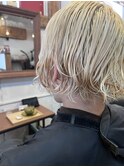 艶髪全頭ケアブリーチ】ダブルカラー+oggiottoトリートメント