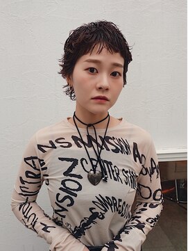 トップヘアー スパアンドリラクゼーション 安城(spa&relaxation) マレットベリーショートパーマ/フレンチカジュアル/20代30代40代