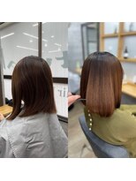 ナチュラル 泉中央店(Natural)&nbsp;泉区　泉中央　縮毛矯正　髪質改善　トリートメント　艶髪カラー