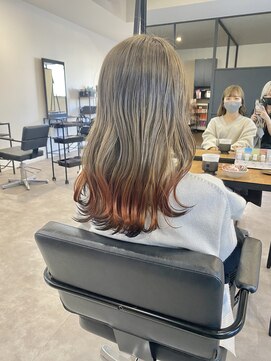 ナンバー 竪町(number+) 10代20代30代大人かわいい艶感裾カラー狐カラー