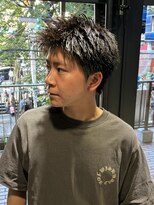 アウル 心斎橋(owl) 【スパイキーショート】メンズカット/短髪/ピンパーマ/刈り上げ