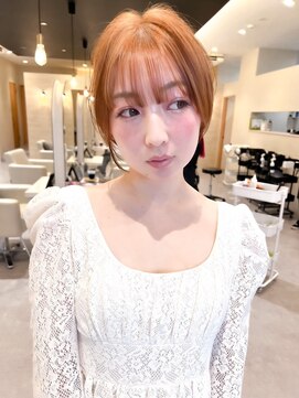 シシ 大宮(She 2.) ショートボブマッシショート/前髪/イメチェン/グレージュカラー