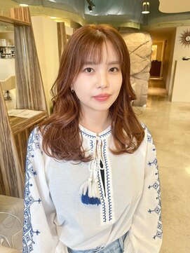 ギグス 星ヶ丘(gigs) 似合わせ大人レイヤー/透明感ミルクティーブラウン