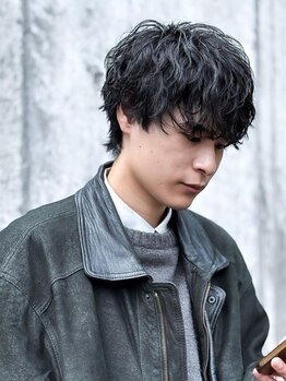 ディーセカンド(D SECOND)の写真/【桑名駅徒歩7分/メンズ】忙しい朝でも簡単にスタイリングがキマる☆トレンドのパーマスタイルもお任せ！
