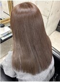 アッシュグレージュ/髪質補修カラー