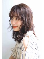 ロッソ ヘアアンドスパ 谷塚店(Rosso Hair&SPA)&nbsp;ミディアムパーマ[Rosso谷塚]