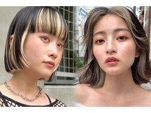 《HEATのインナーカラー集》学生から会社員・OLまで、幅広いデザインをご提案*[ダブルカラー/渋谷]