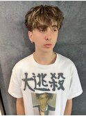 ハイライト　ケアブリーチ　抜きっぱなしブリーチ　メッシュ