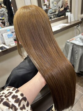 ヘアーアンドメイク ビス(HAIR&MAKE bis) ブリーチなしで最大明るめベージュ【立川/沙久楽】