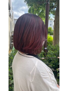 インパークス 草加店(INPARKS) レッドカラーバレイヤージュ[草加]