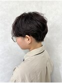 パーマ　ショートスタイル