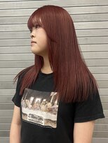 ロックス バイ マグ 松本(rocks BY MAG)&nbsp;チェリーレッド暖色カラーボルドーワインレッド春カラー