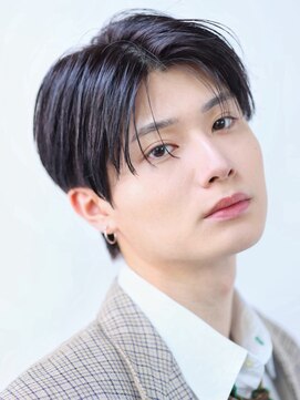 アンサー 渋谷(ANSWER) シースルーセンターパートフェザーパーマ毛流れ髪質改善縮毛矯正