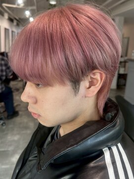 イリ 梅田(ili) センターパート/ココアブラウン/フェザーパーマ