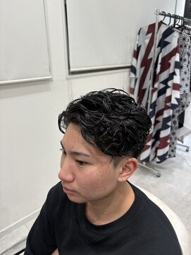 キューカンバー(CUCUMBER) バックパーマ　ラルフカール　メンズ