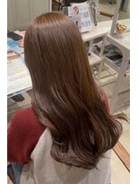 フォルテ 横浜店(FORTE)&nbsp;ブリーチなしダブルカラー/髪質改善/ヘーゼルベージュ