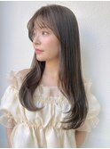 髪質改善/ココアブラウン/韓国くびれヘア/ロングレイヤーp大宮