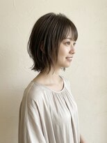 インテグリ オオタ(INTEGRI oota)&nbsp;大人可愛い＊外ハネくびれボブ/小顔レイヤー/グレージュ