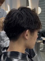 ロンドポレール 北千住(Lond polaire)&nbsp;men's/メンズシャドウパーマ/ナチュラルツーブロック/マッシュ