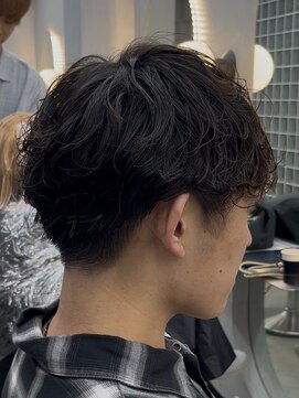 ロンドポレール 北千住(Lond polaire) men's/メンズシャドウパーマ/ナチュラルツーブロック/マッシュ