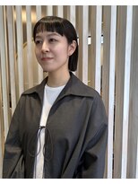 ファヴォリ(favori)&nbsp;【favori 自由が丘】眉上バングシンプルボブ