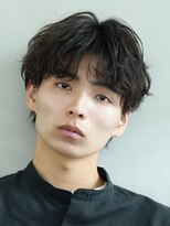 フィフス 大分(fifth)&nbsp;大分シャドウパーマメンズカットラウンドマッシュツーブロック