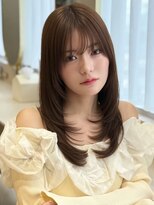 ロンド シャルム 吉祥寺(Lond charme) ダークラベンダー/くびれレイヤー/韓国巻き/顔周りカット/吉祥寺