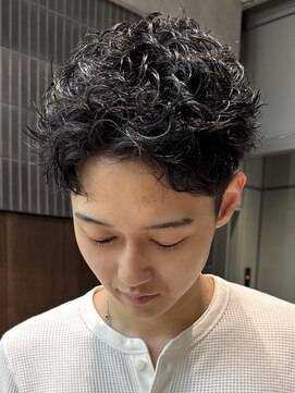 ノードオム 栄(NODE HOMME) シャドウパーマニュアンスパーマ波巻きスパイラルパーマ名古屋栄