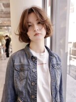 エムスラッシュ 新百合ヶ丘(M.SLASH)&nbsp;切りっぱなし/くせ毛風/丸みボブ/ひし形レイヤーボブ/新百合ヶ丘