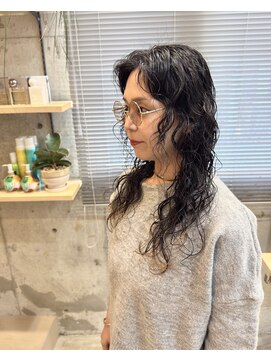 ほきもと美容室 弱酸性スパイラルパーマ