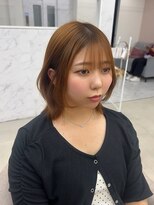 エレラビューティー(ELERA beauty) 透明感ブラウンベージュ/ミディアムレイヤー/ボブ