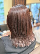 ヘアリゾート粋 ティガ 池袋店(tiga)&nbsp;透明感ブラウンアッシュ/レイヤーカット/ミディアム