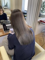 アンドカオマワリカットファム(Fann.)&nbsp;髪質改善 トリートメント ストレート韓国風カラー 前髪 レイヤー