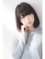ガーデン ムサシコスギ(GARDEN MUSASHIKOSUGI) ダークアッシュ/黒髪/ボブ/厚めバング/髪質改善/大人かわいい