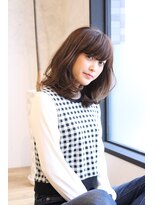 ソッリーソ ヘア(sorriso hair)&nbsp;【sorriso hair桜山】ひし形シルエットロブエアリーグレージュ