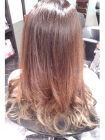 エイモアヘアサロン(A more hair salon)&nbsp;ベージュカラー&ふんわりカール