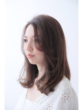 ソーホー ニューヨーク シズオカ(SOHO newyork SHIZUOKA) 斜めバングで大人綺麗なナチュラルロング