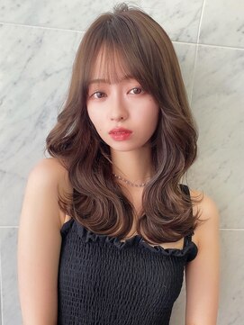 ロンド ロビン 栄(Lond robin) 【Lond robin】ひし形レイヤー韓国小顔シースルー