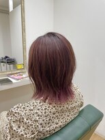 アクルヘアーバイテソロ(AKUR hair by tesoro)&nbsp;インナー×ピンク