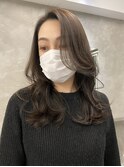 ミディアム韓国レイヤースタイル