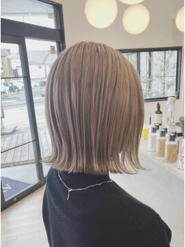 アヴァンス セブンパーク天美 松原店(AVANCE.) 『AVANCE』スリークボブ☆ダブルカラー☆ピンクベージュ