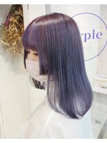 パープル(purple)&nbsp;パープルヘアー