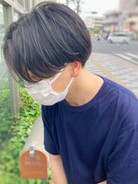 トップヘアー 本店(TOP HAIR)&nbsp;黒髪刈り上げツーブロック束感センターパート