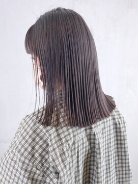 アイティー バイ アルバム 中野店(IT by ALBUM) グレージュミディアム_外ハネボブセクションカラー_ba361531