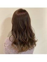 ラヴィズム(LUVISM)&nbsp;セミロング　シナモンベージュ　１０代２０代３０代