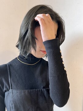 ボコカ(bococa) 春カーキ/韓国ボブ/ブリーチなしカラー